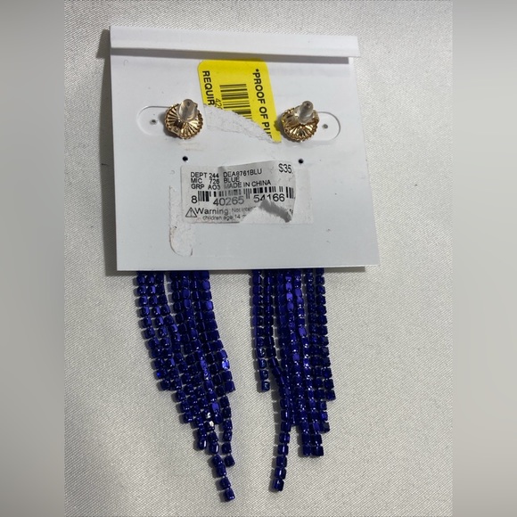 💴Sold💴 Anna & Ava Cascade Rhinestone Drop Earrings - Picture 3 of 6